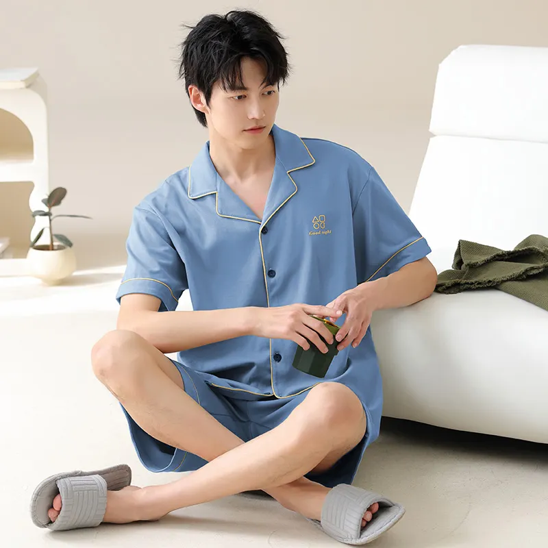 GOSO Pajama Set Men's Dodger Blue-5