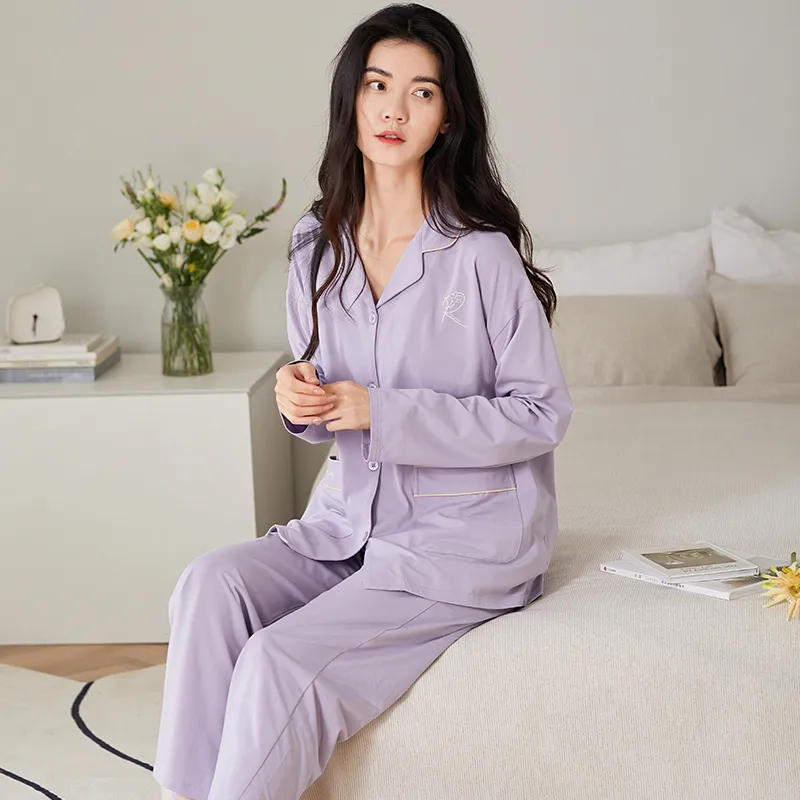 GOSO Pajama Set Women's Light Lavender-4