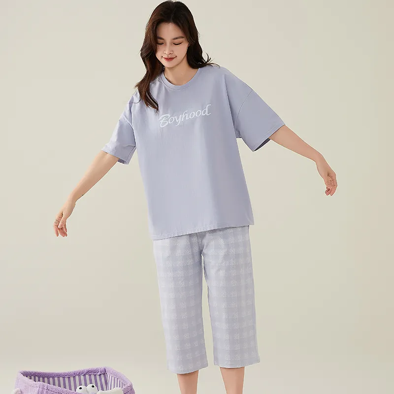 GOSO Pajama Set Women's Light Lavender-6