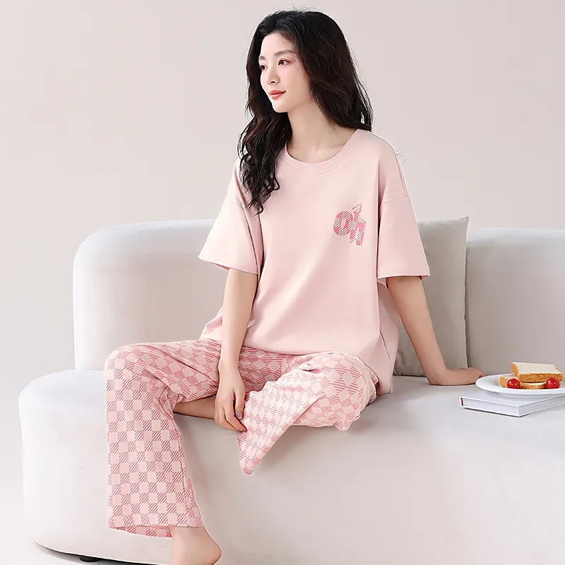 GOSO Pajama Set Women's Light Pink-2