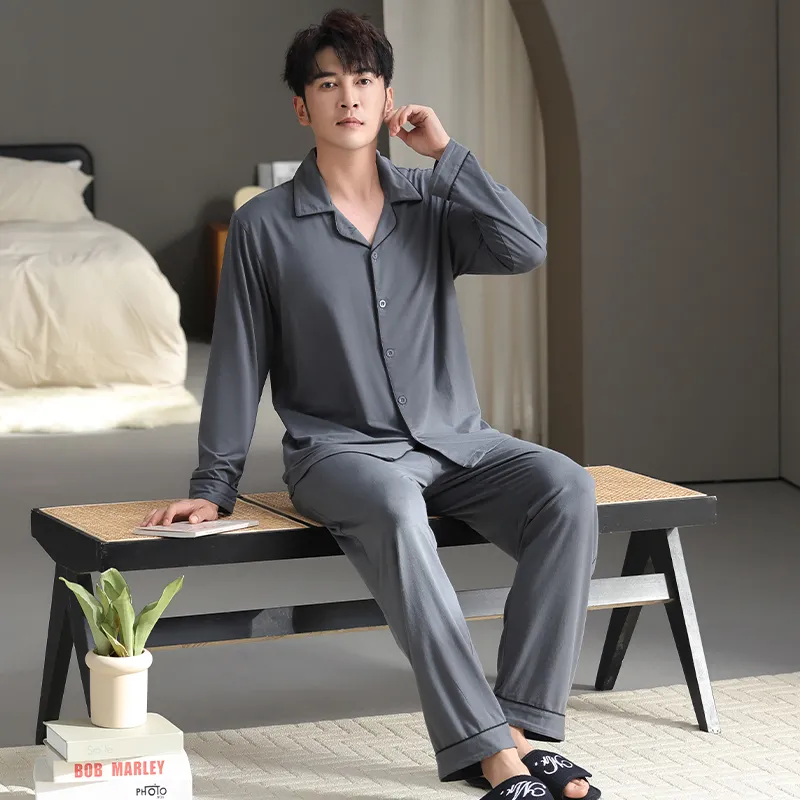 GOSO Pajama Set Men's Slate Gray-5