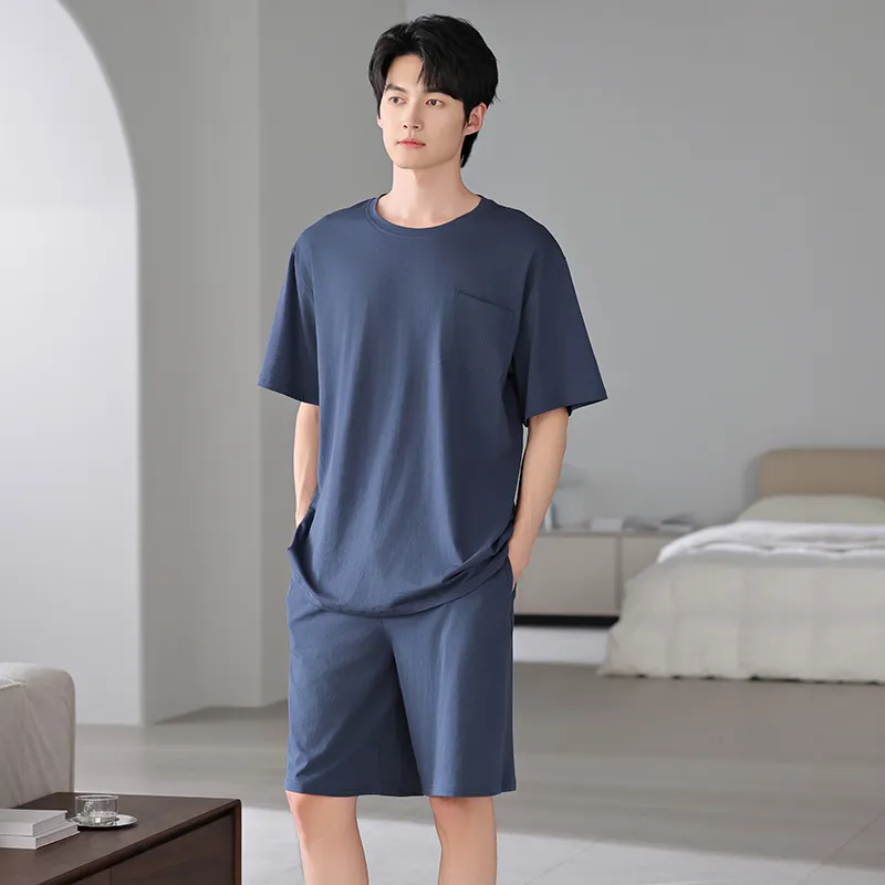 GOSO Pajama Set Men's Royal Blue-4