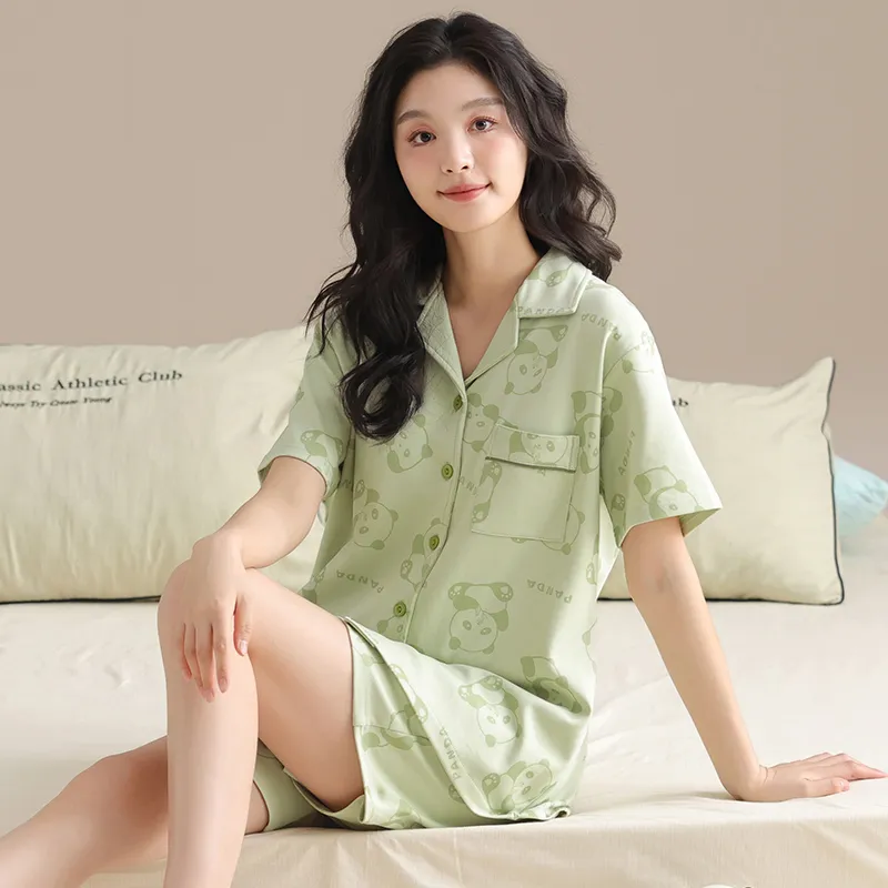 GOSO Pajama Set Women's Grass Green-4