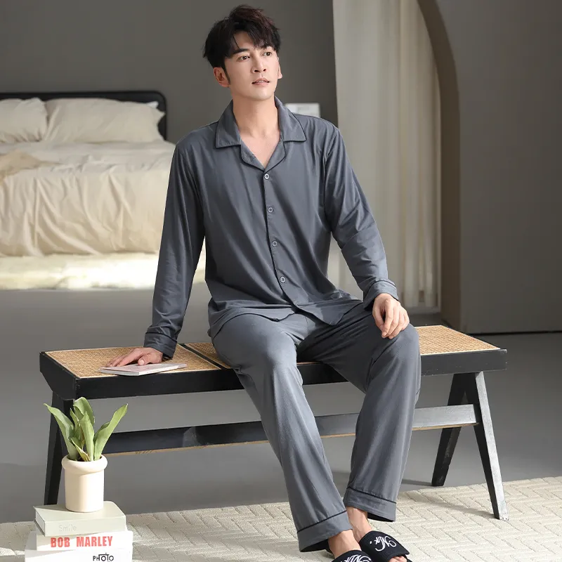 GOSO Pajama Set Men's Slate Gray-4