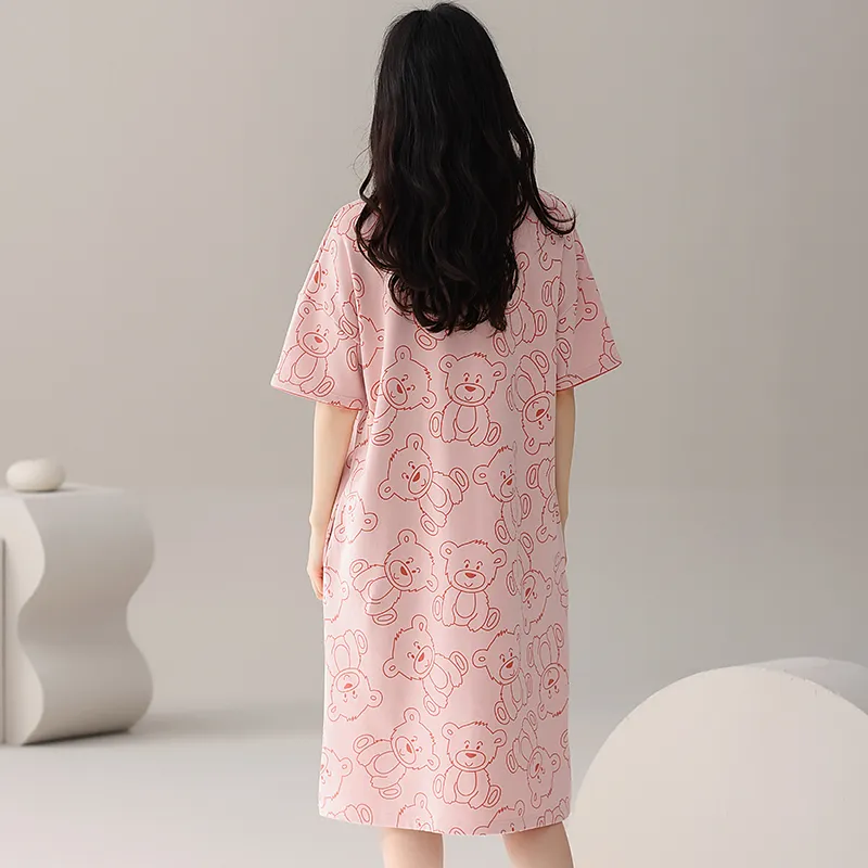 GOSO Nightgown Women's Red Shades-1