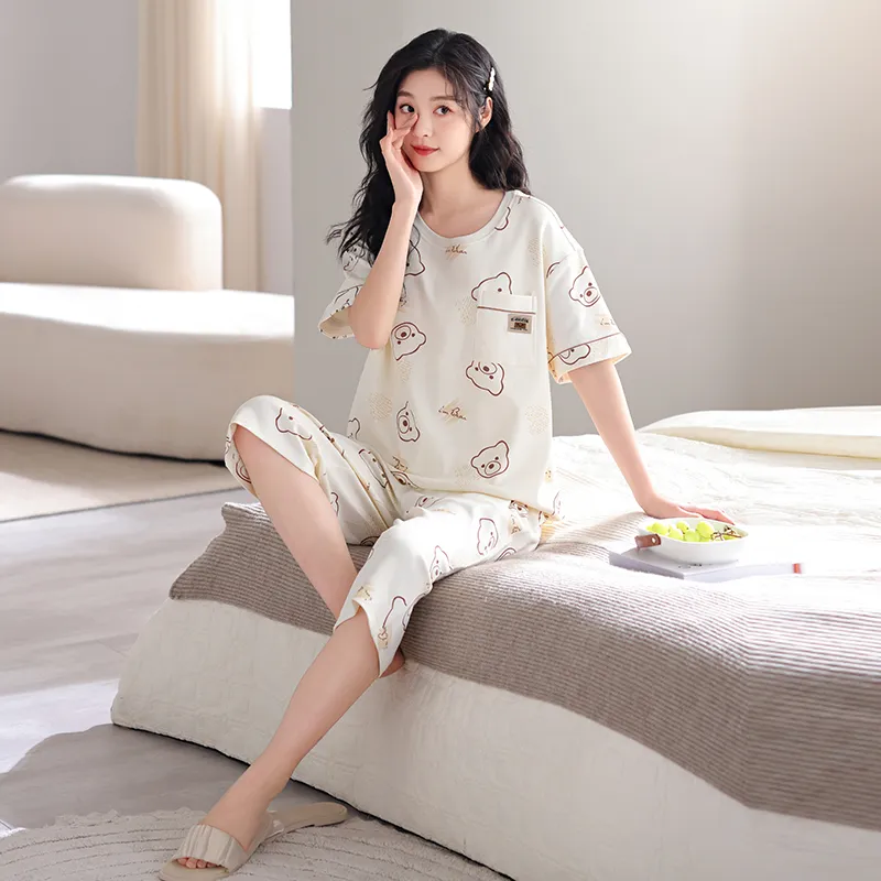 GOSO Pajama Set Women's Apricot-5