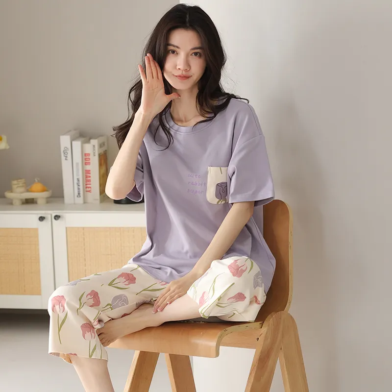 GOSO Pajama Set Women's Lavender-2
