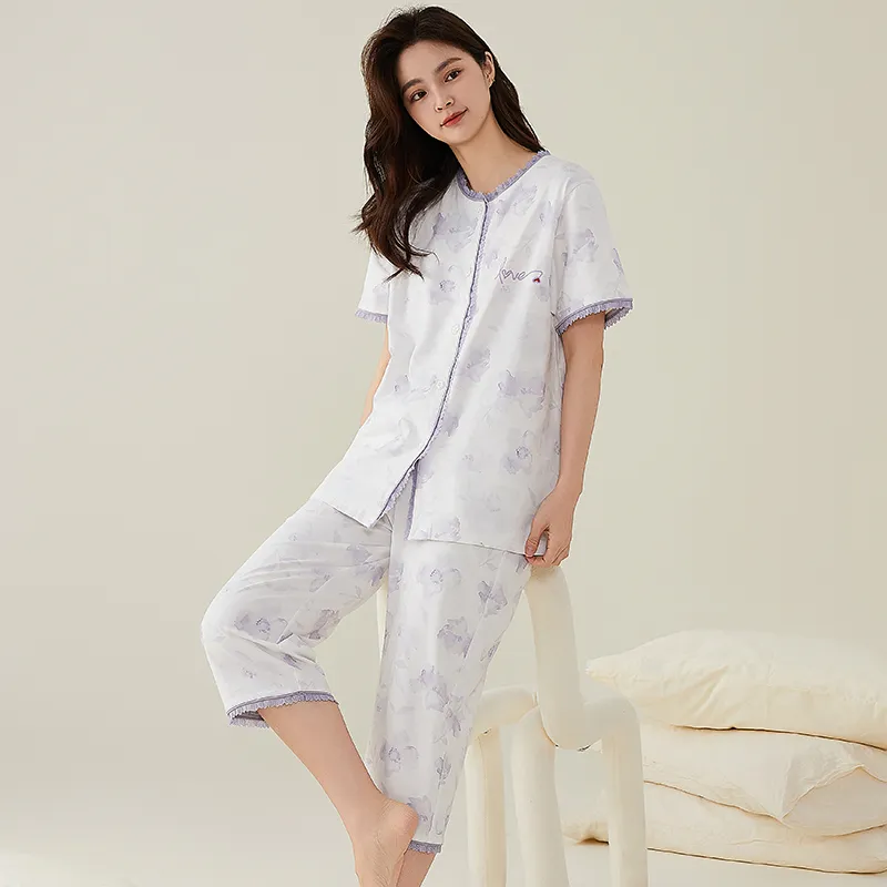 GOSO Pajama Set Women's Light Lavender-5