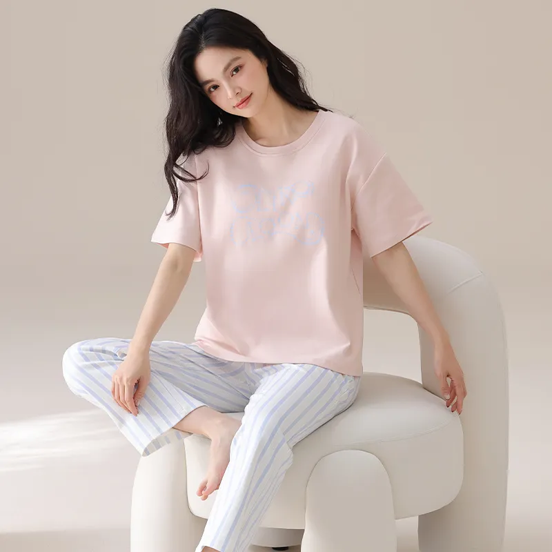 GOSO Pajama Set Women's Light Pink-2