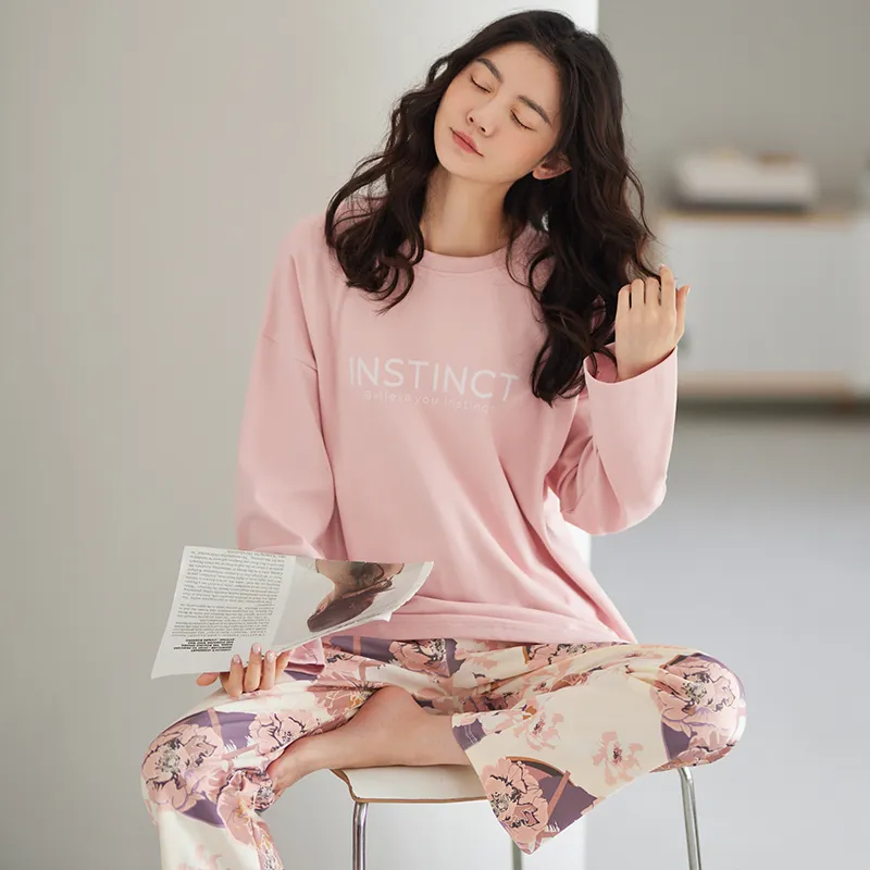 GOSO Pajama Set Women's Lotus Color-2