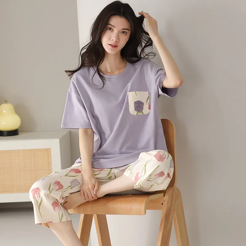 GOSO Pajama Set Women's Lavender-1