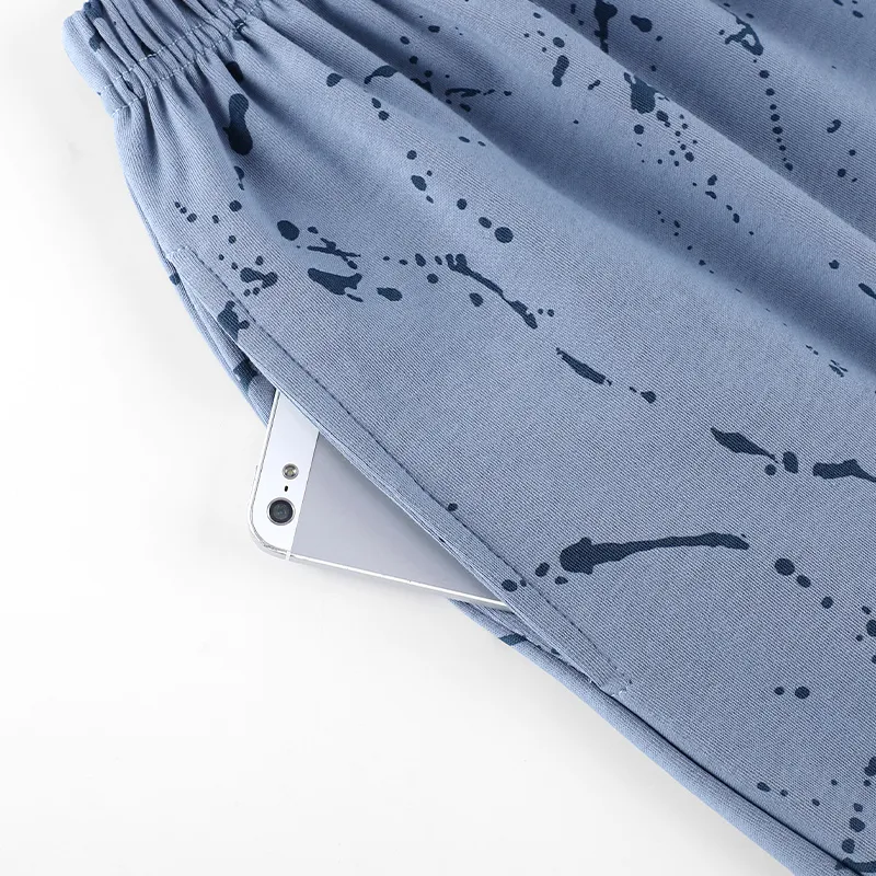 GOSO Pajama Pants Men's Steel Blue-3