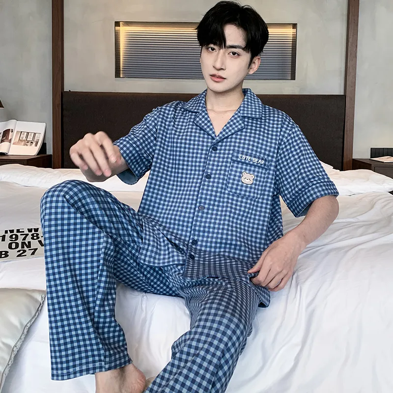 GOSO Pajama Set Men's Dodger Blue-2