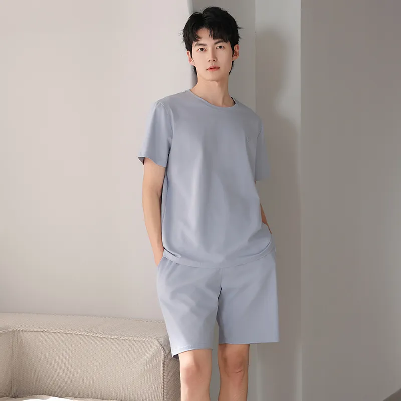 GOSO Pajama Set Men's Steel Blue-3