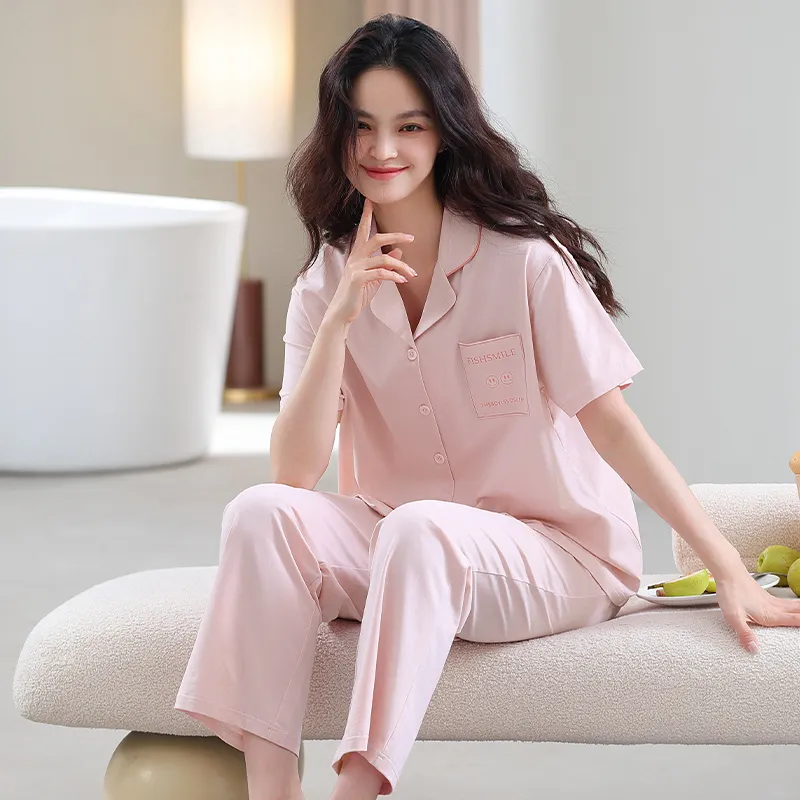 GOSO Pajama Set Women's Light Pink-7