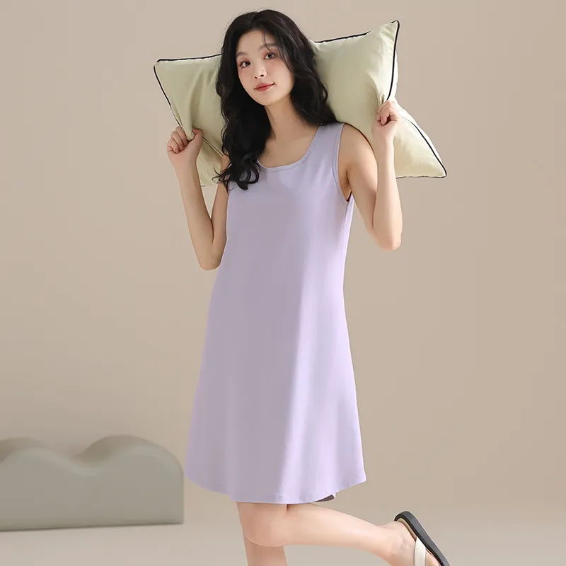 GOSO Nightgown Women's Light Purple-3