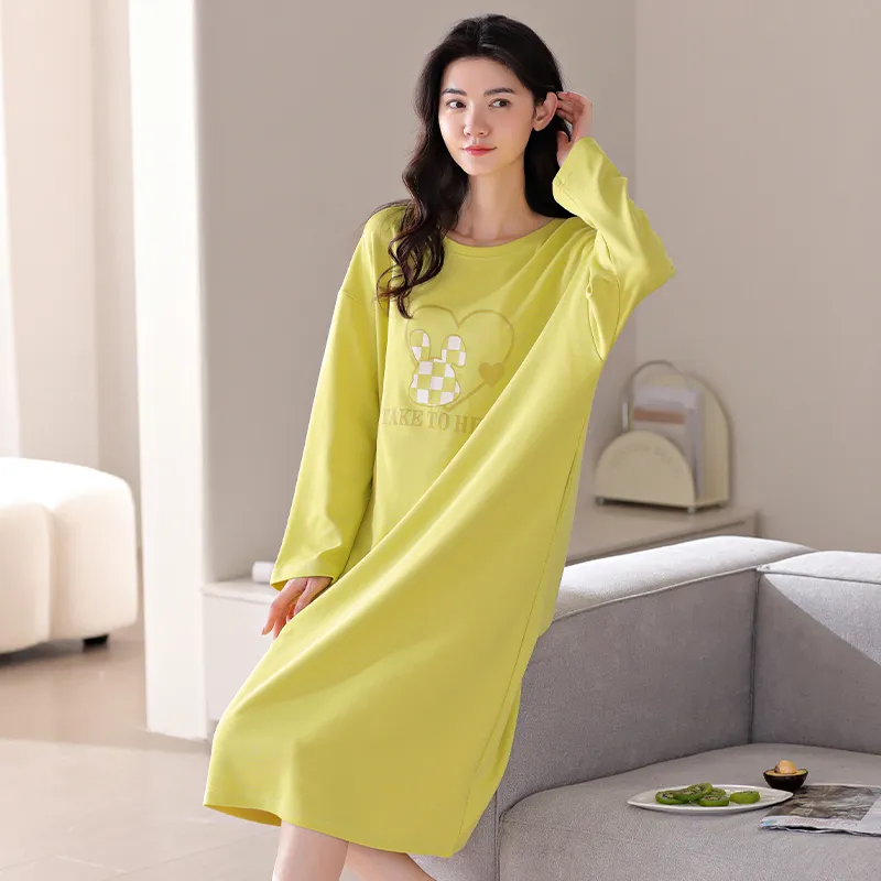 GOSO Nightgown Women's Neon Yellow-4