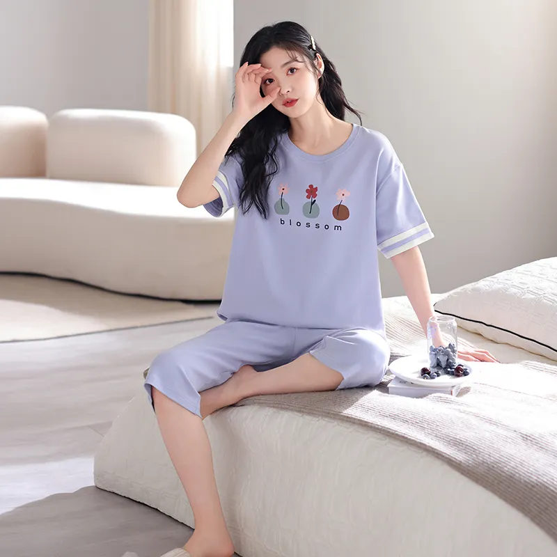 GOSO Pajama Set Women's Light Lavender-3