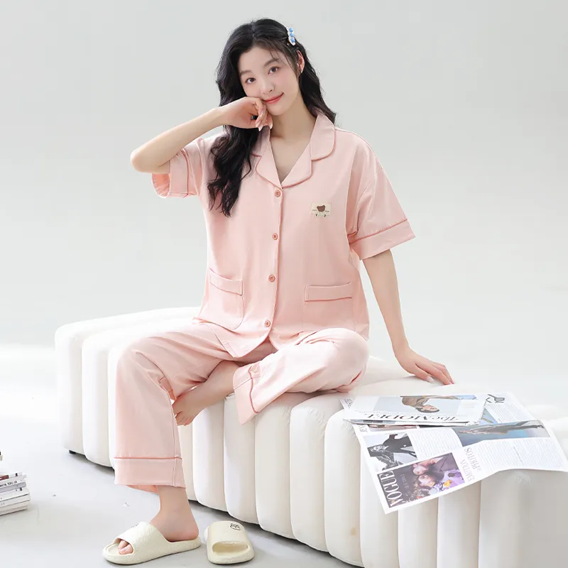 GOSO Pajama Set Women's Shrimp Red-2
