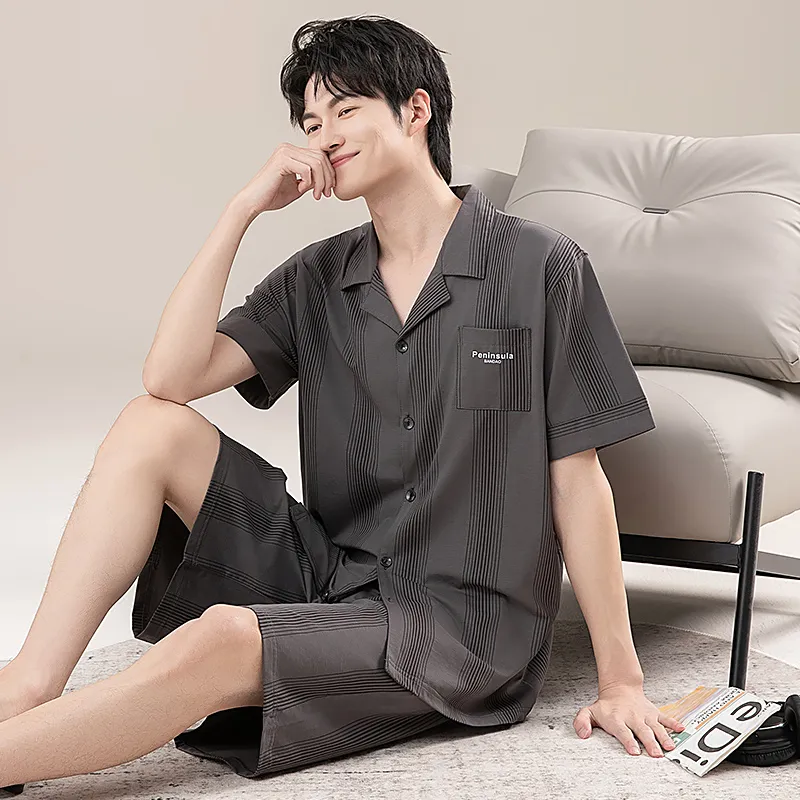 GOSO Pajama Set Men's Dark Gray-1