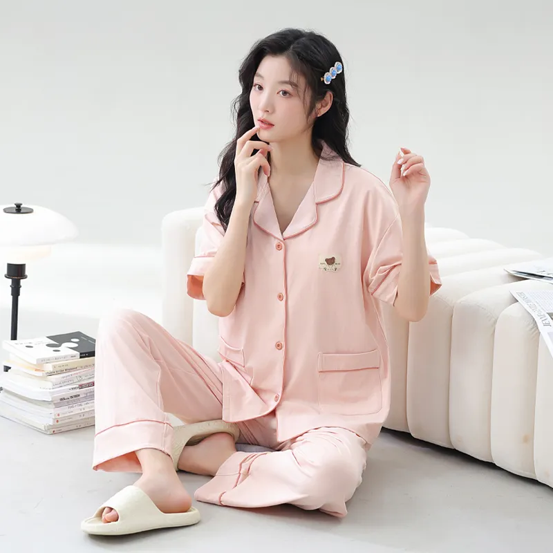 GOSO Pajama Set Women's Shrimp Red-4
