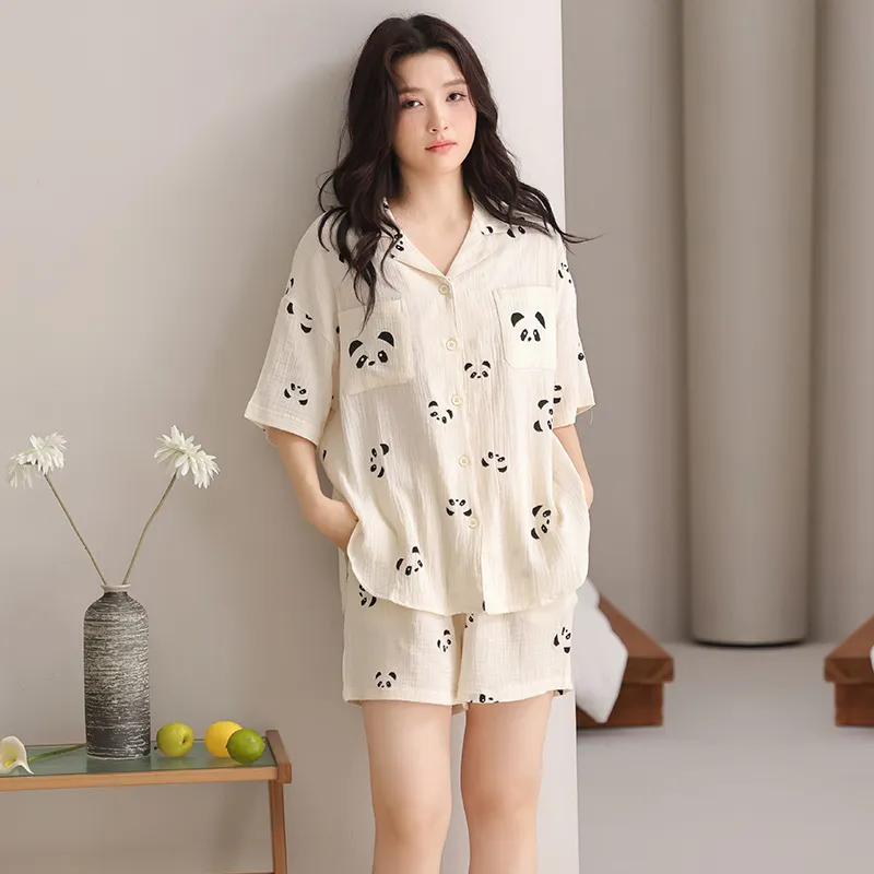 GOSO Pajama Set Women's Ivory White-2