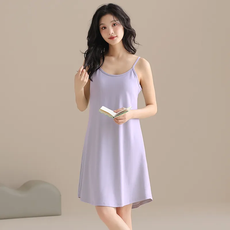 GOSO Nightgown Women's Light Purple-1
