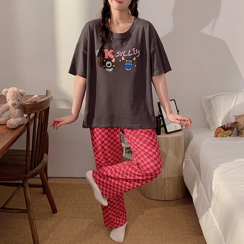 GOSO Pajama Set Women's Dark Brown-2