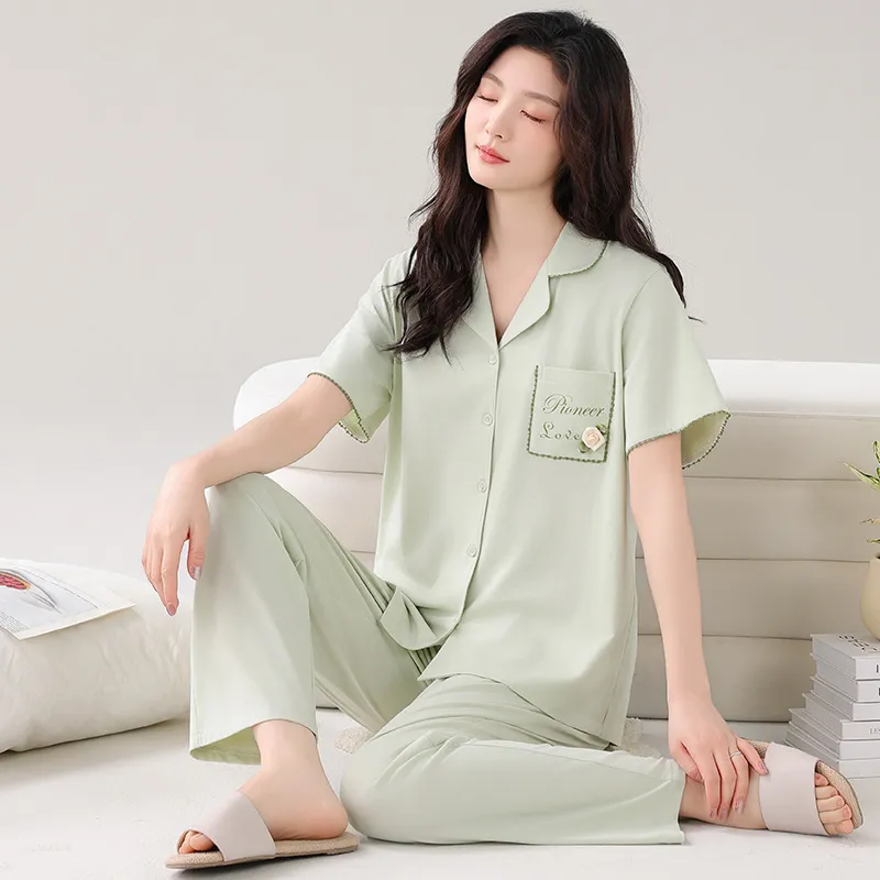 GOSO Pajama Set Women's Turquoise-6