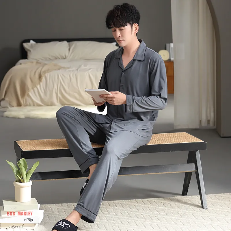GOSO Pajama Set Men's Slate Gray-3