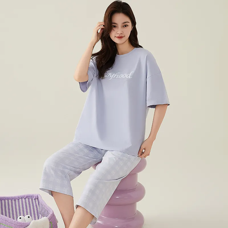 GOSO Pajama Set Women's Light Lavender-4