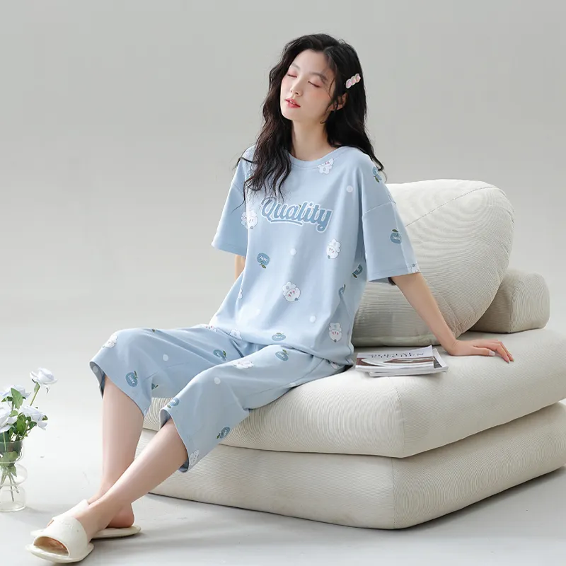 GOSO Pajama Set Women's Sky Blue-2