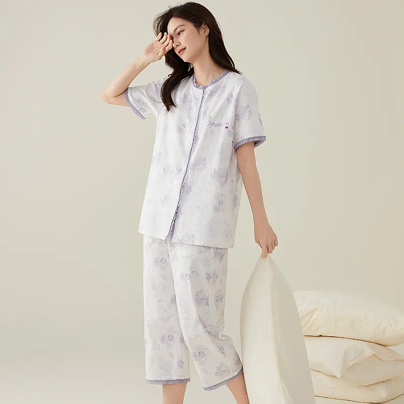GOSO Pajama Set Women's Light Lavender-6