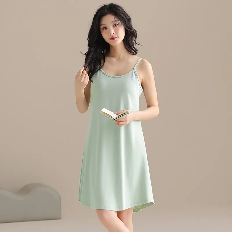 GOSO Nightgown Women's Blue Green-1