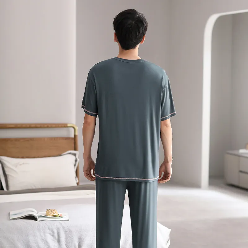 GOSO Pajama Set Men's Dark Green-1