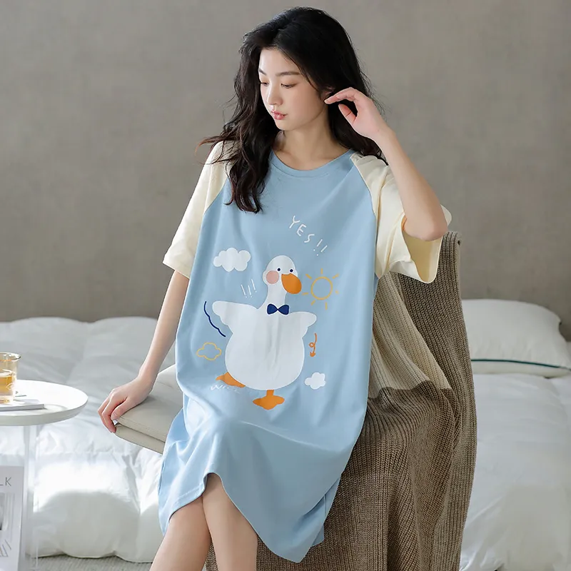 GOSO Nightgown Women's Sky Blue-4