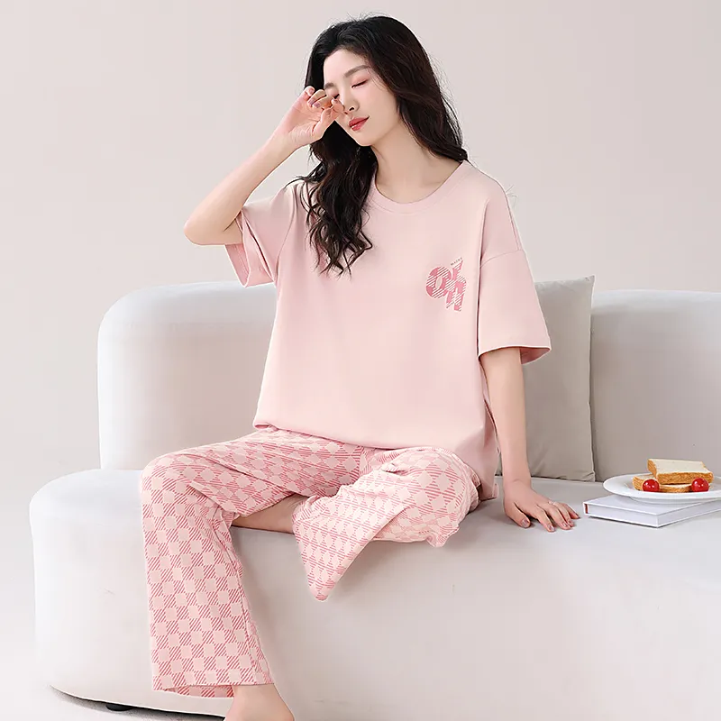 GOSO Pajama Set Women's Light Pink-1
