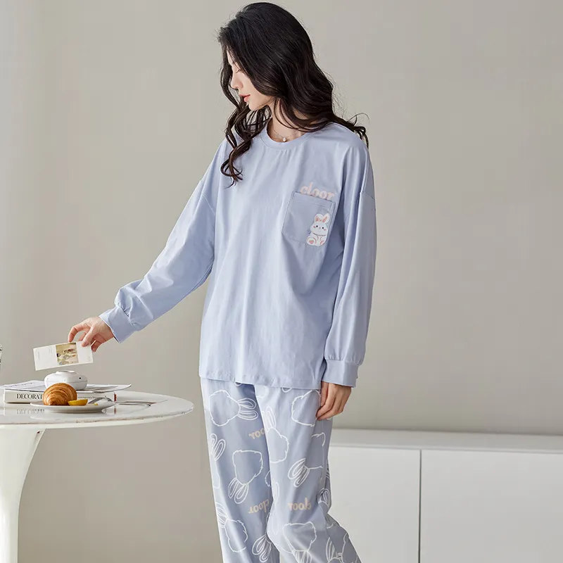 GOSO Pajama Set Women's Steel Blue-6