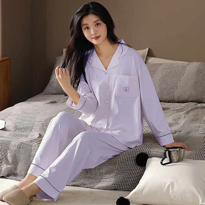 GOSO Pajama Set Women's Light Lavender-2