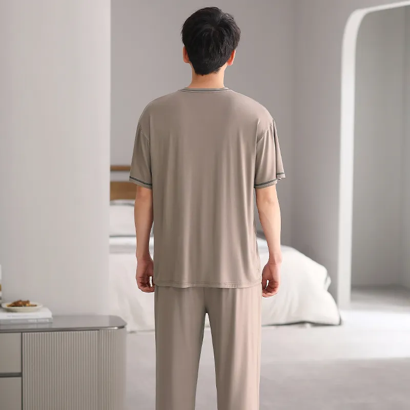 GOSO Pajama Set Men's Brown Shades-1