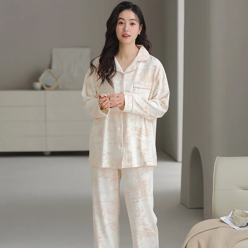 GOSO Pajama Set Women's Apricot-6