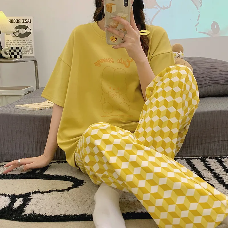 GOSO Pajama Set Women's Earth Yellow-1
