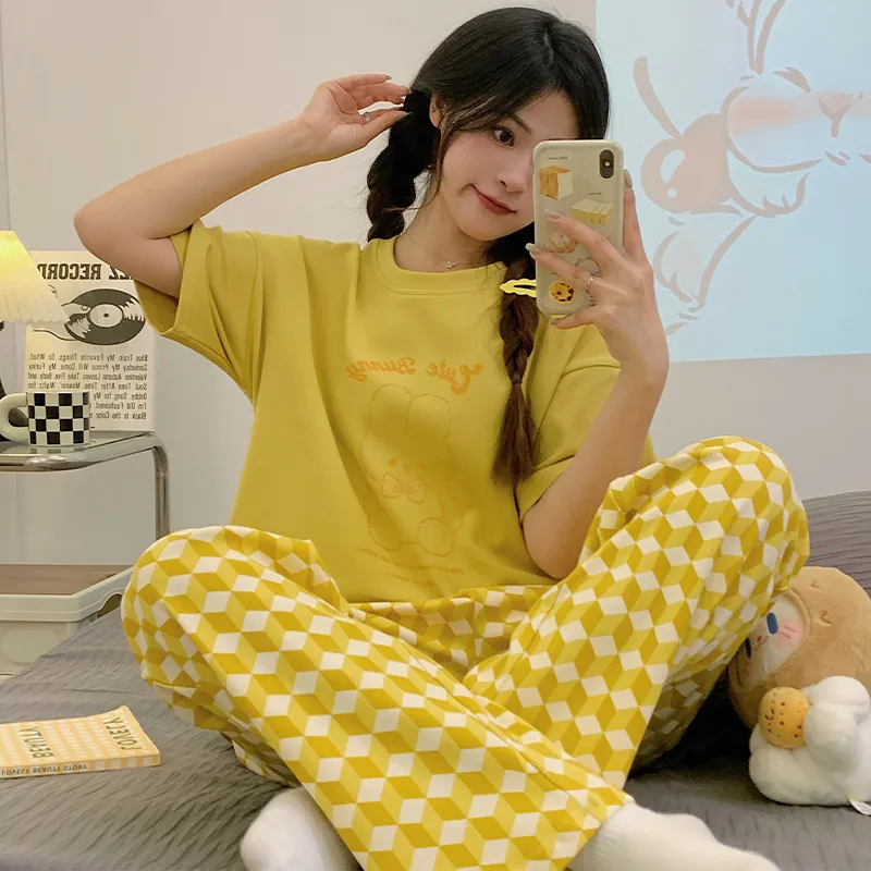 GOSO Pajama Set Women's Earth Yellow-4