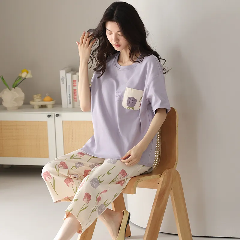 GOSO Pajama Set Women's Lavender-5