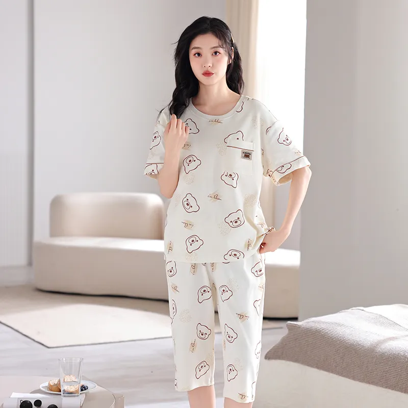GOSO Pajama Set Women's Apricot-3