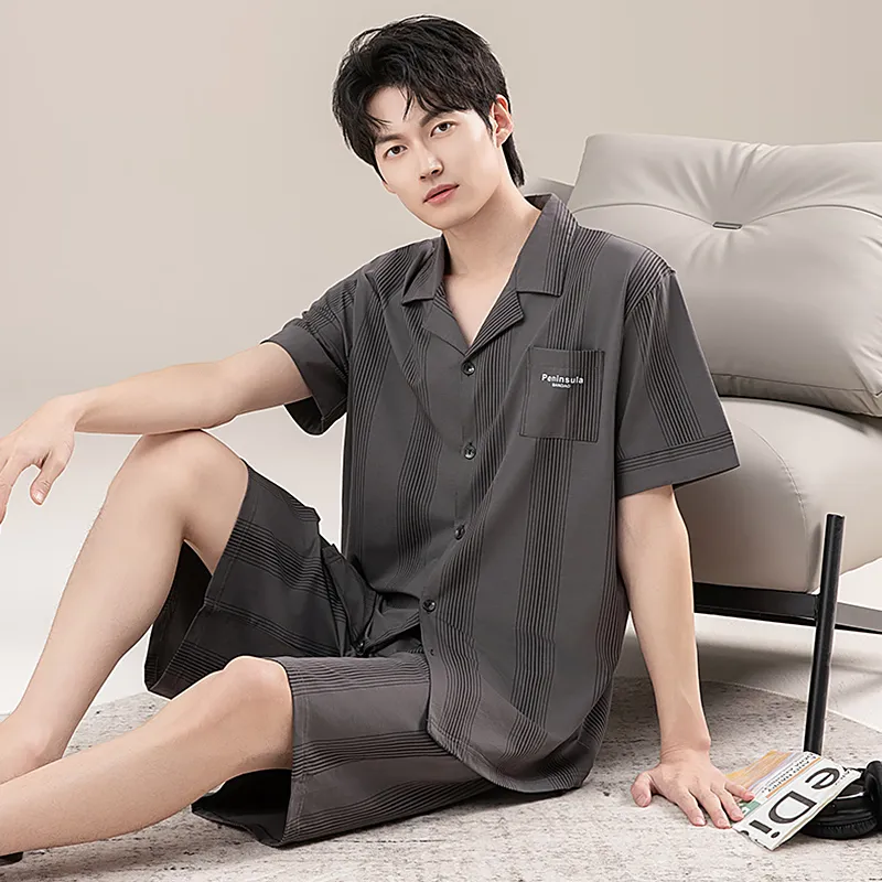 GOSO Pajama Set Men's Dark Gray-2