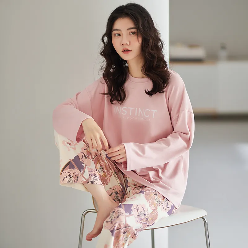 GOSO Pajama Set Women's Lotus Color-1