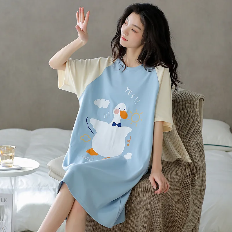 GOSO Nightgown Women's Sky Blue-5