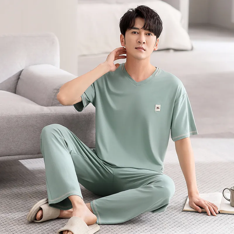GOSO Pajama Set Men's Turquoise-4