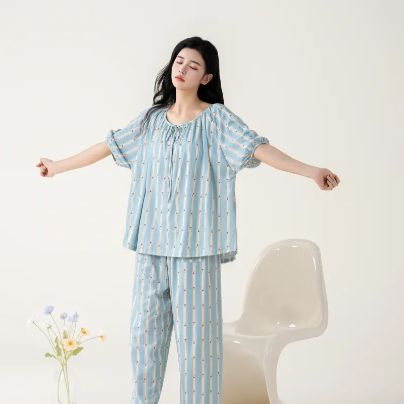 GOSO Pajama Set Women's Sky Blue-1